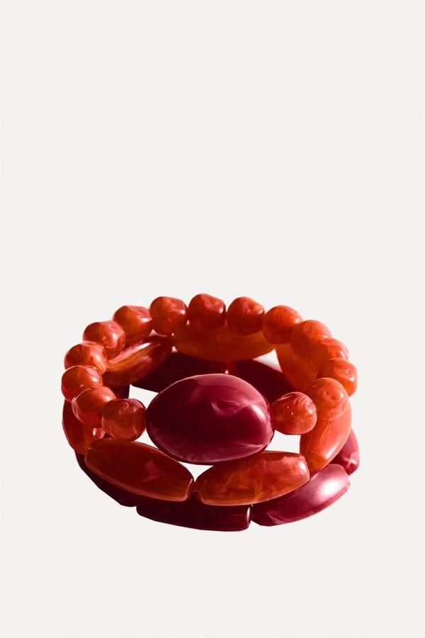 Set Of 3 Combined Ball Bracelets from Mango