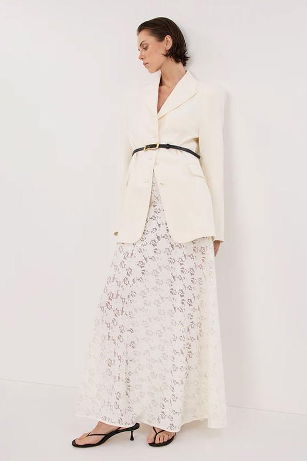 Loula White Lace Skirt from Dissh