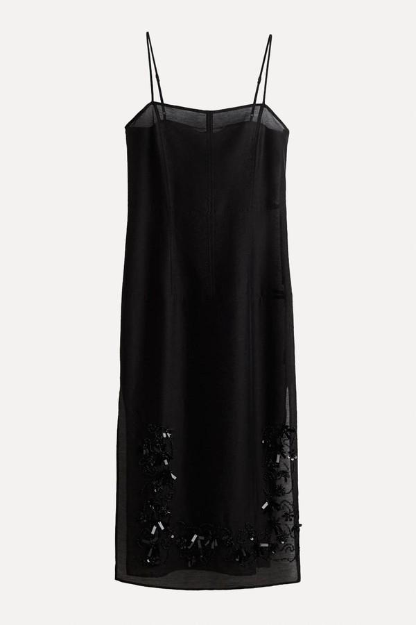 Sheer Embellished Dress