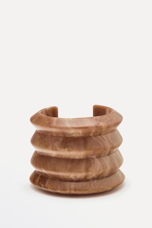 Wide Seaside Resin Bracelet from Massimo Dutti