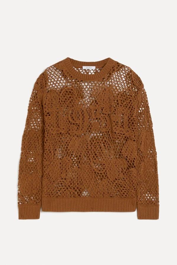 Embroidered Cotton Jumper from MaxMara