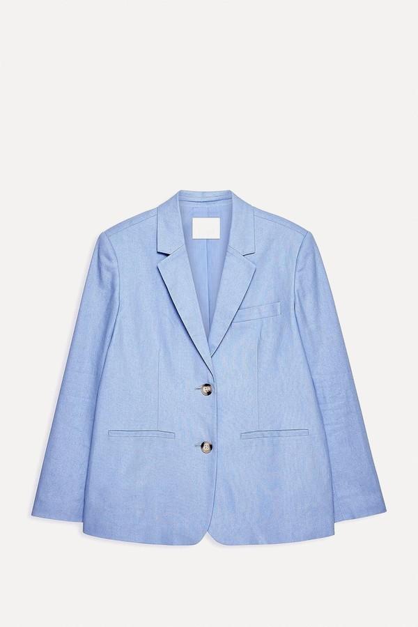 Regular Linen-Blend Blazer from NA-KD