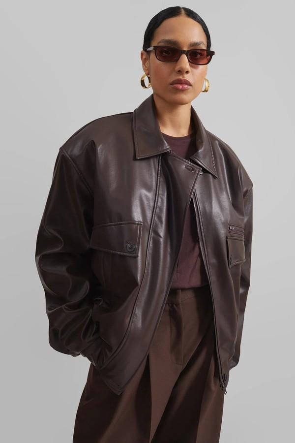 Belmont Faux Leather Jacket from The Frankie Shop