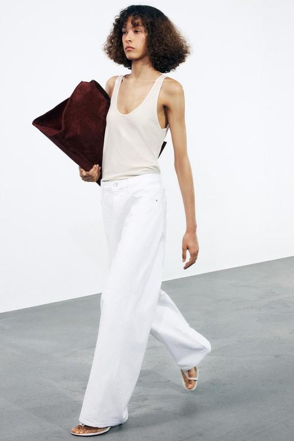 Wide-Leg Low-Rise Jeans from Zara