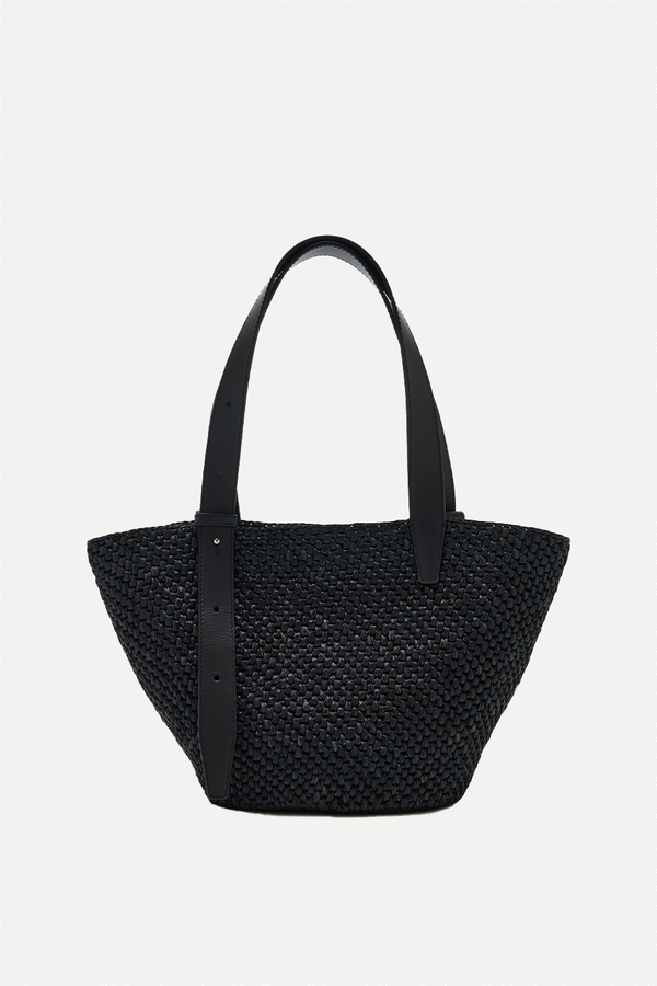 The Bianca Small Raffia Tote Bag from Lié Studio