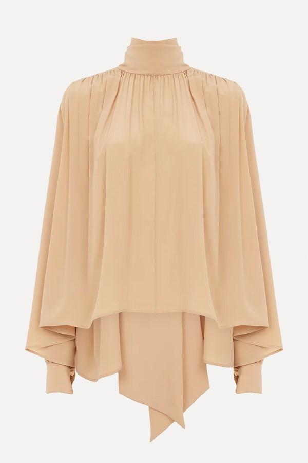 Boxy Lavallière Blouse from Chloé