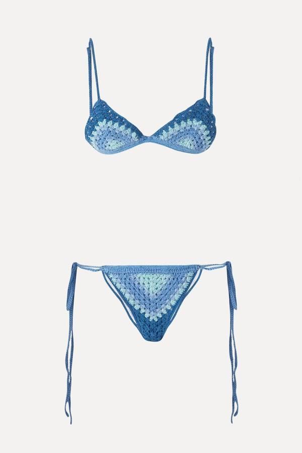 Peaches Crochet Bikini Set from Cleonie Swim