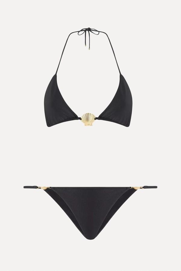 Shell Triangle Bikini Set from Leslie Amon