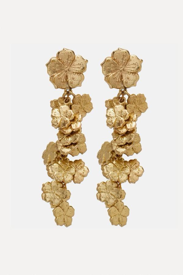 Team Spirit Gold-Plated Earrings from Alémais
