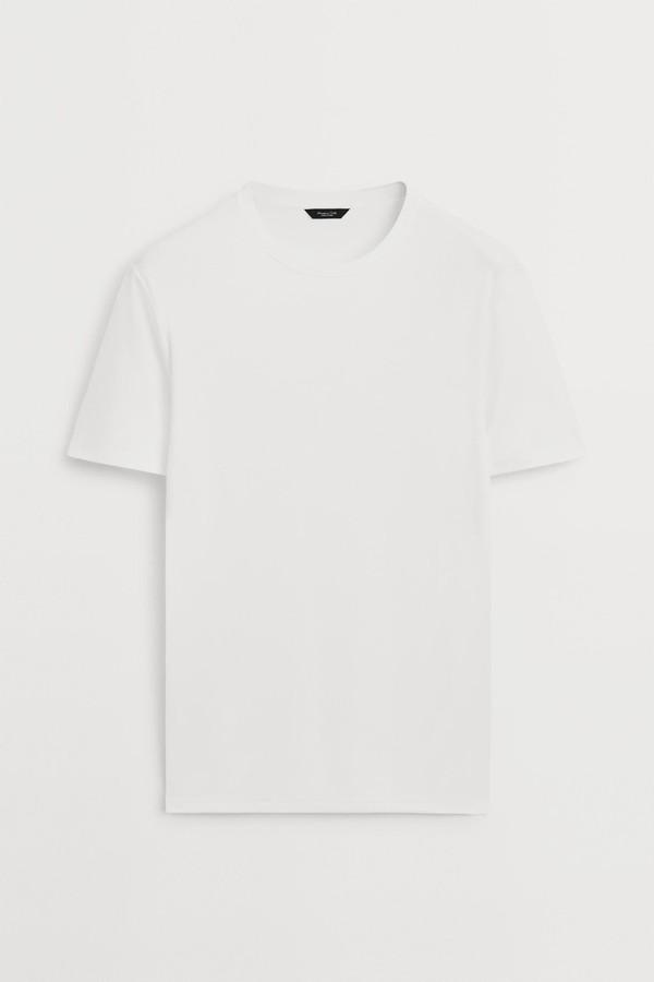 100% Cotton Short Sleeve T-Shirt from Massimo Dutti