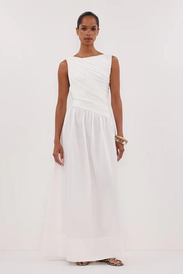 Alexandra Hybrid Midi Dress from Dissh