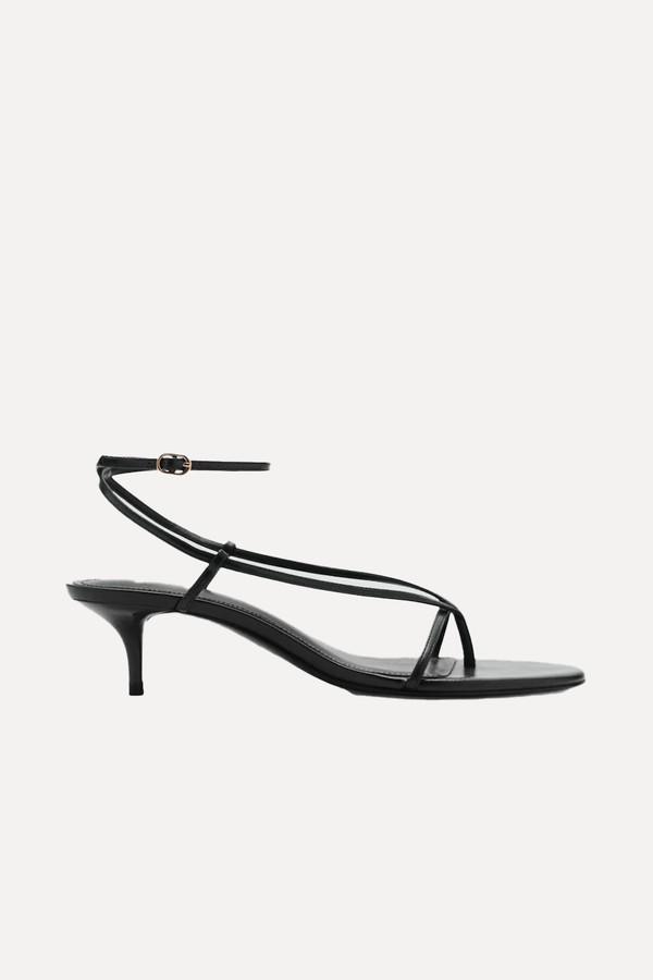 Heeled Sandals With Thin Straps