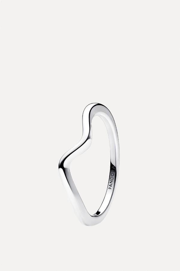 Polished Wave Ring