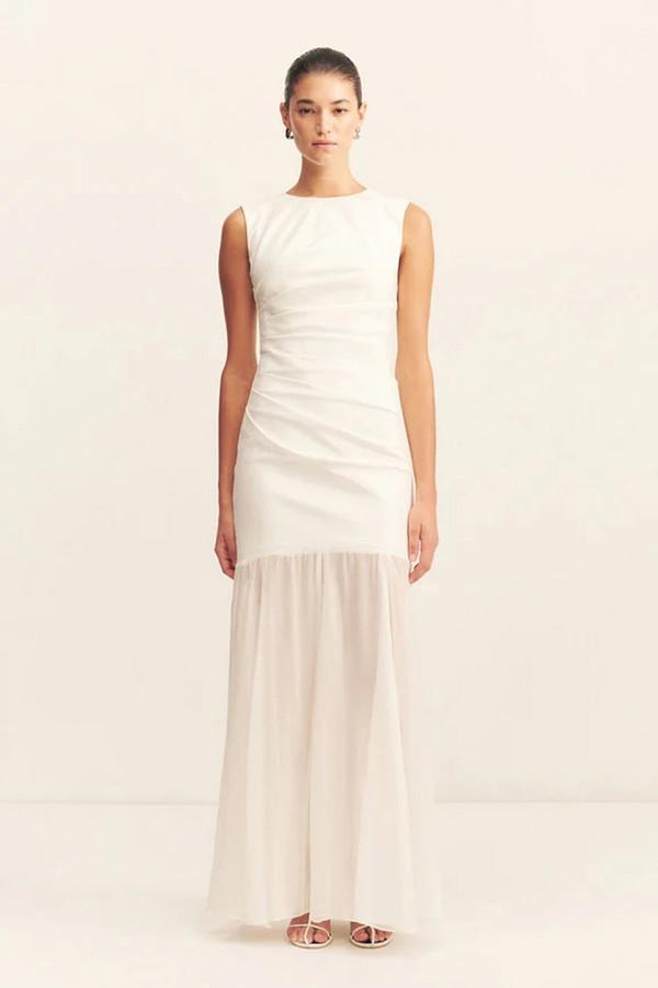 Lunar Open Back Draped Maxi Dress from Shona Joy