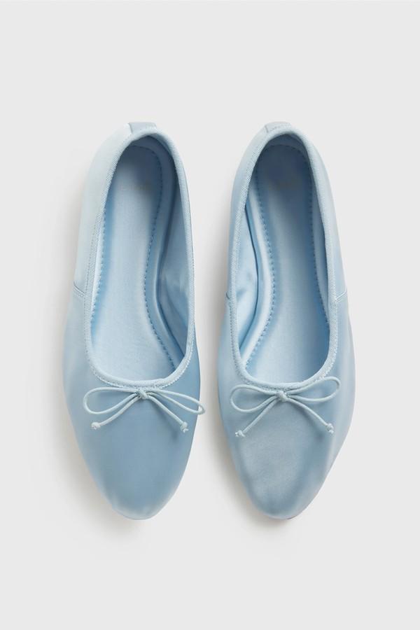 Satin Ballet Pumps from Limé