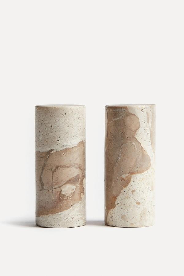 Marble Salt & Pepper Shakers