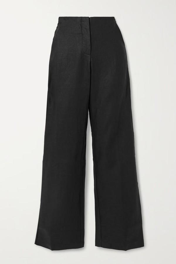 Sanne Linen Straight-Leg Pants from Faithfull