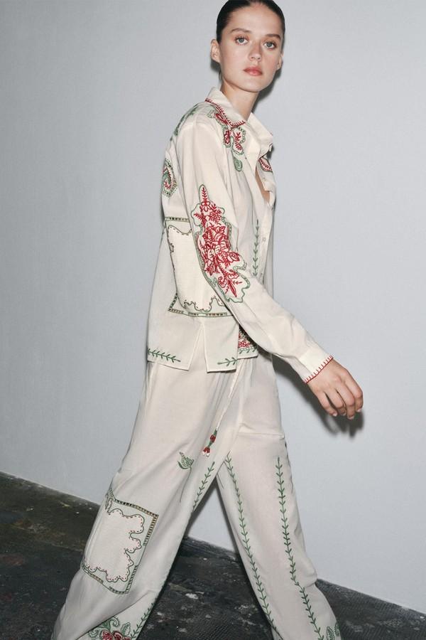Embroidered Shirt from Zara