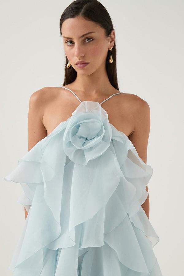 Pandorea Layered-Ruffle Maxi Dress from Aje