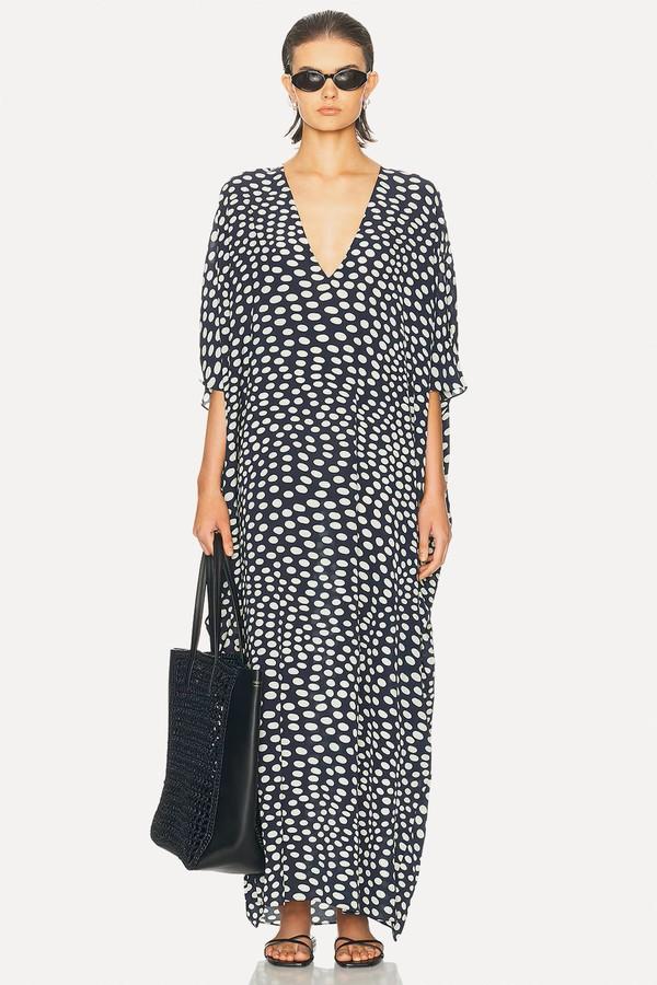 Pois Long Kaftan from ADRIANA DEGREAS