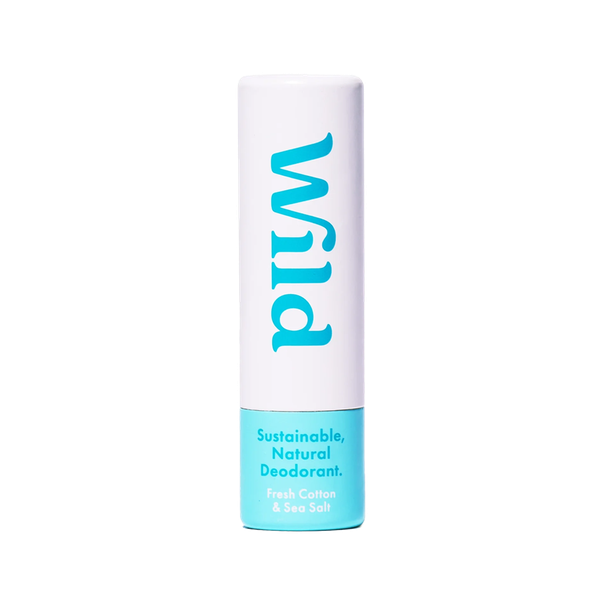 Fresh Cotton & Sea Salt Mini Deodorant from WILD