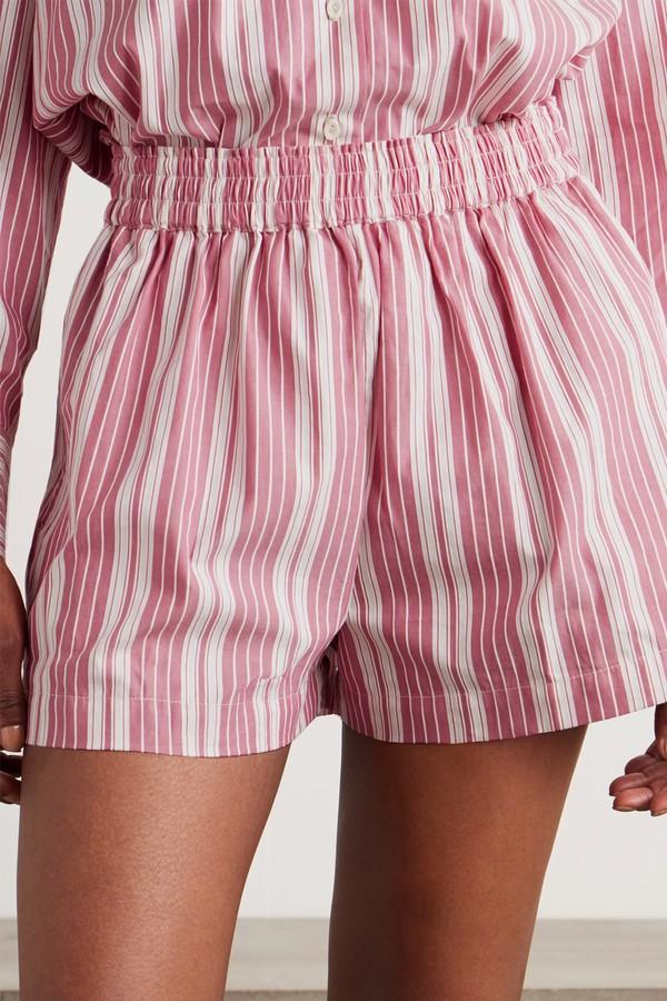 Elva Striped Cotton Shorts from Faithfull