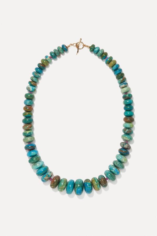 Peruvian 14k Gold Necklace from Lizzie Fortunato