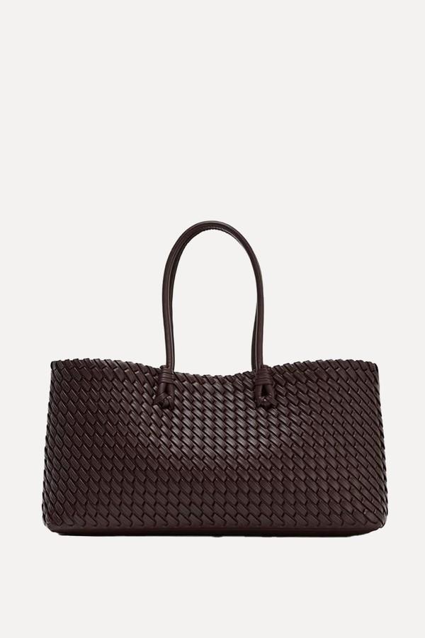Braided Elongated Tote Bag