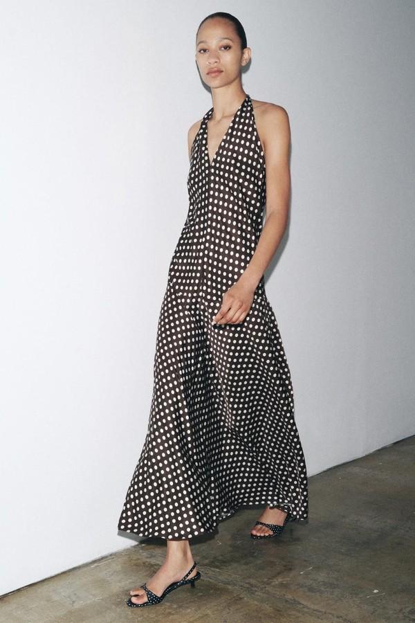 Collection Halter Polka Dot Dress