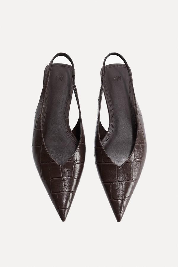 Pointed Slingbacks from H&M