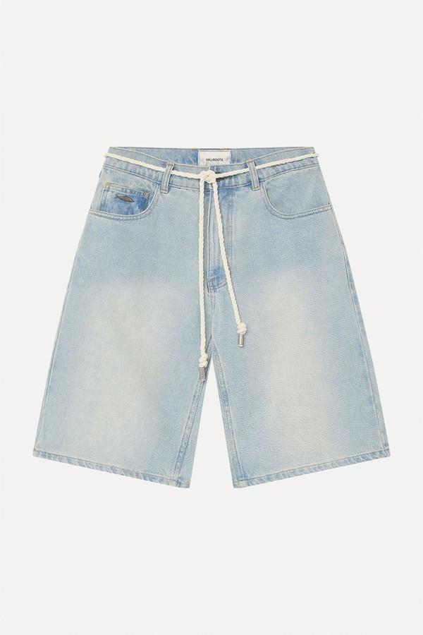 Salt Washed Bermuda Shorts