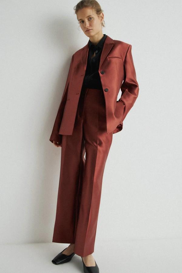 Flared Crease-Leg Trousers from Limé