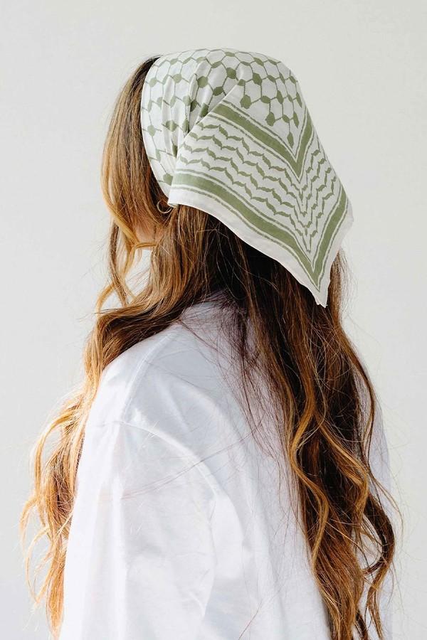 Olive Kufiya Bandana