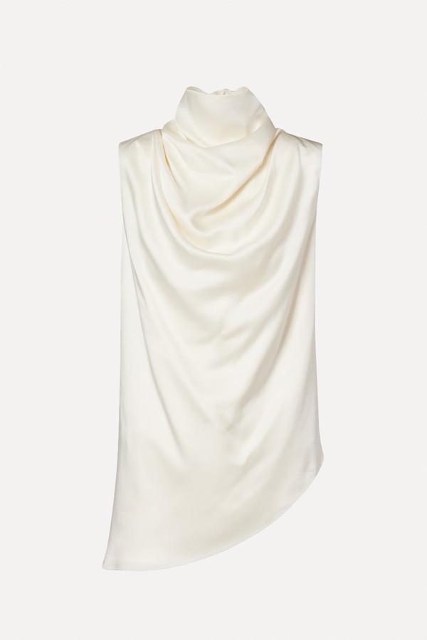 Draped Satin Top from Róhe