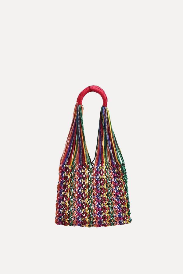 Malala Woven Cotton Cords Bag from Nannacay