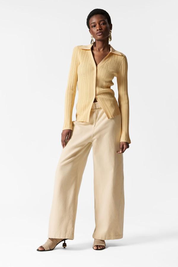 Collared Rib-Knit Cardigan from & Other Stories