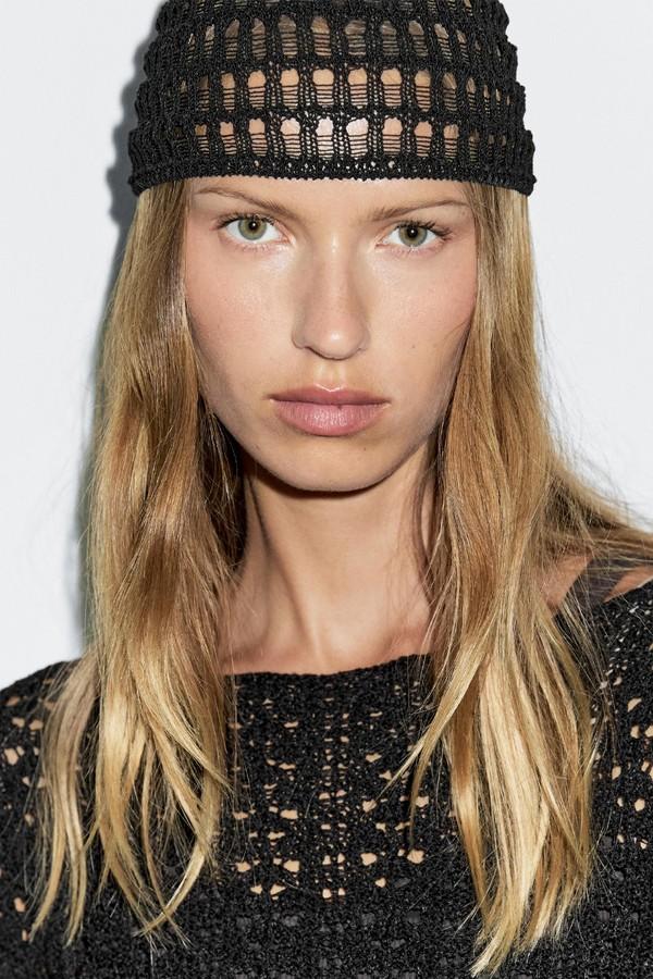 Openwork Crochet Hat