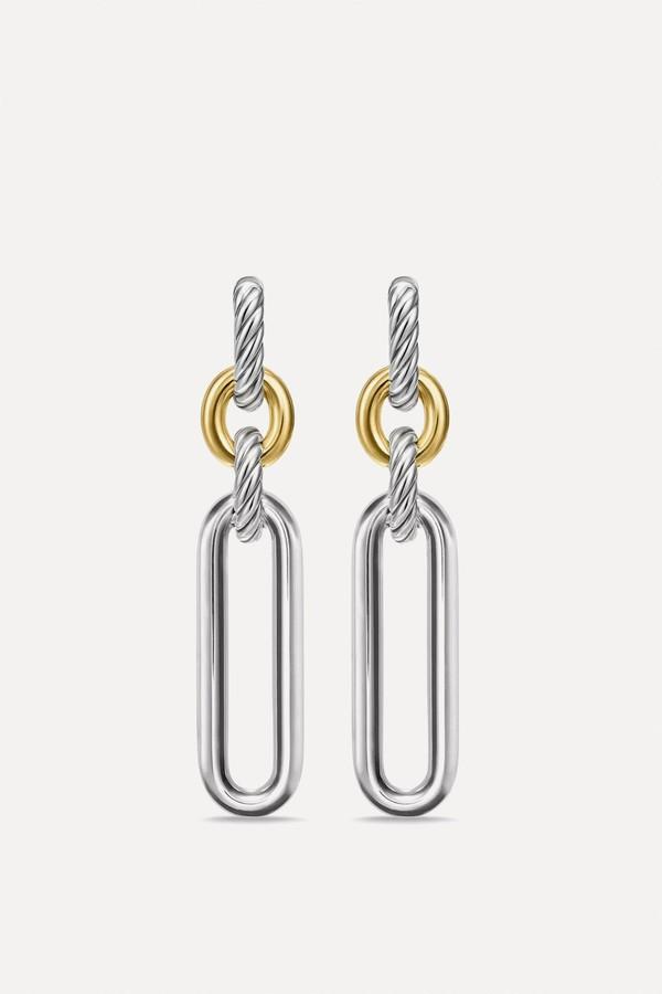 Lexington Double-Link Earrings from David Yurman