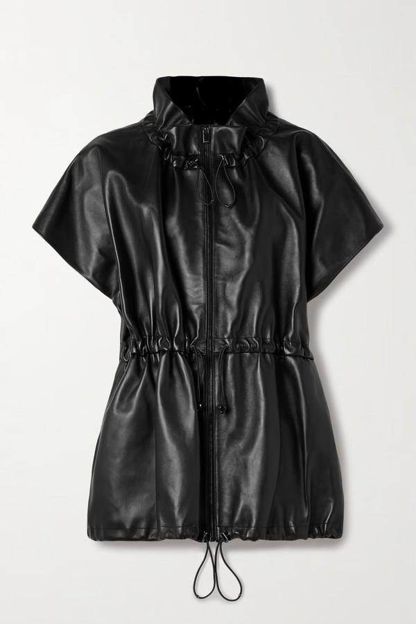 Gathered Leather Jacket from Magda Butrym