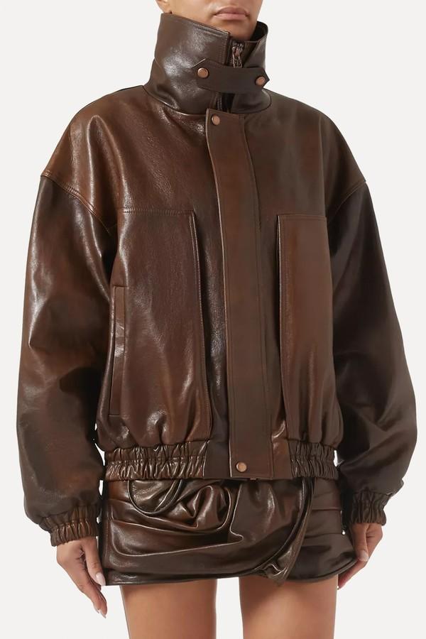 Snap-Collar Aviator Jacket from Magda Butrym