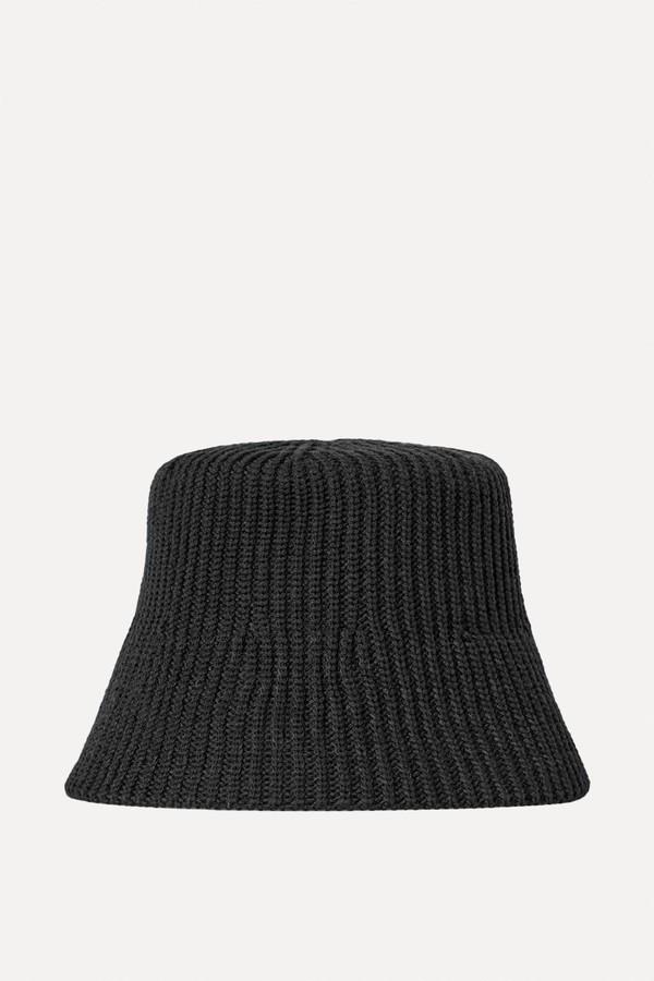 Ribbed Wool-Blend Bucket Hat from COS