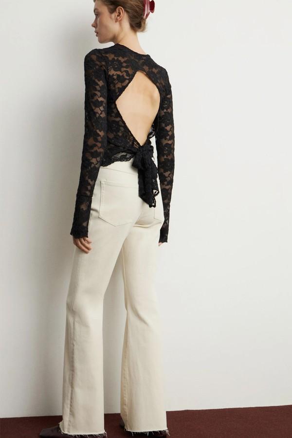 Long-Sleeved Lace T-Shirt from Limé