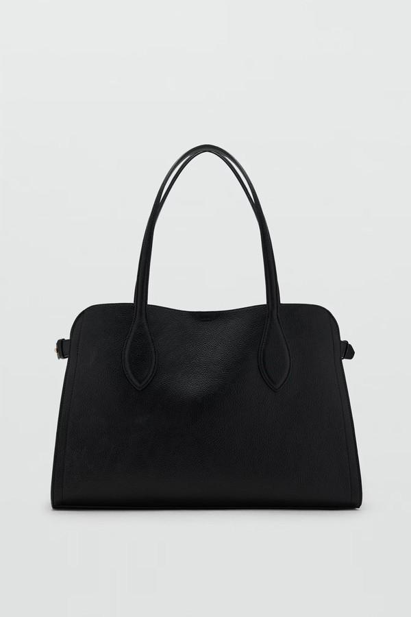 Medium Bag With Pebbled Leather Effect from Mango