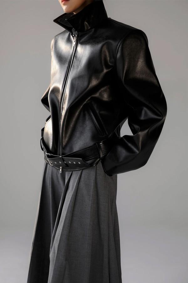 Norbury Faux Leather Jacket from The Frankie Shop