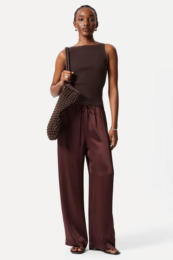 Drawstring Satin Trousers from & Other Stories