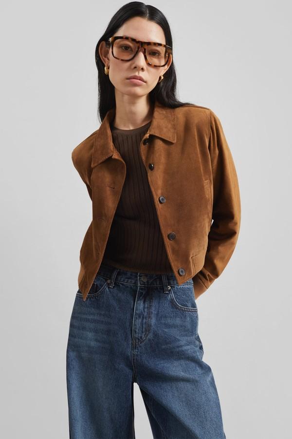 Hartford Suede Short Jacket