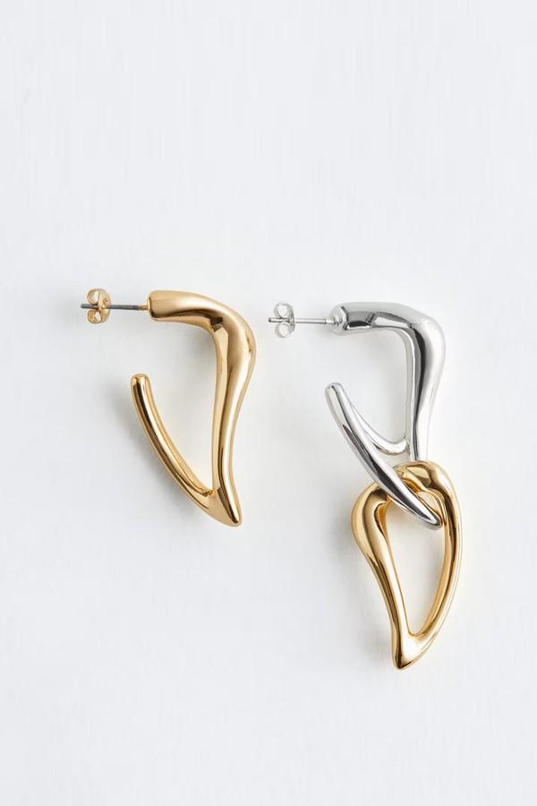 Mismatched Sculptural Earrings