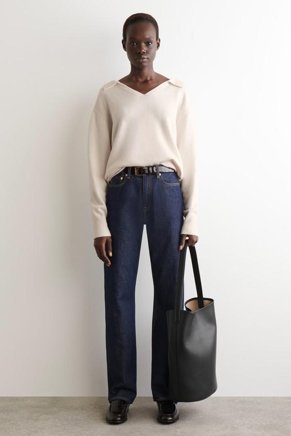 Merino Wool Polo Jumper