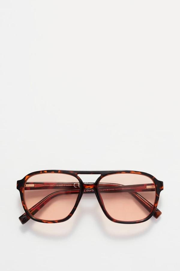 Aviator-Frame Sunglasses