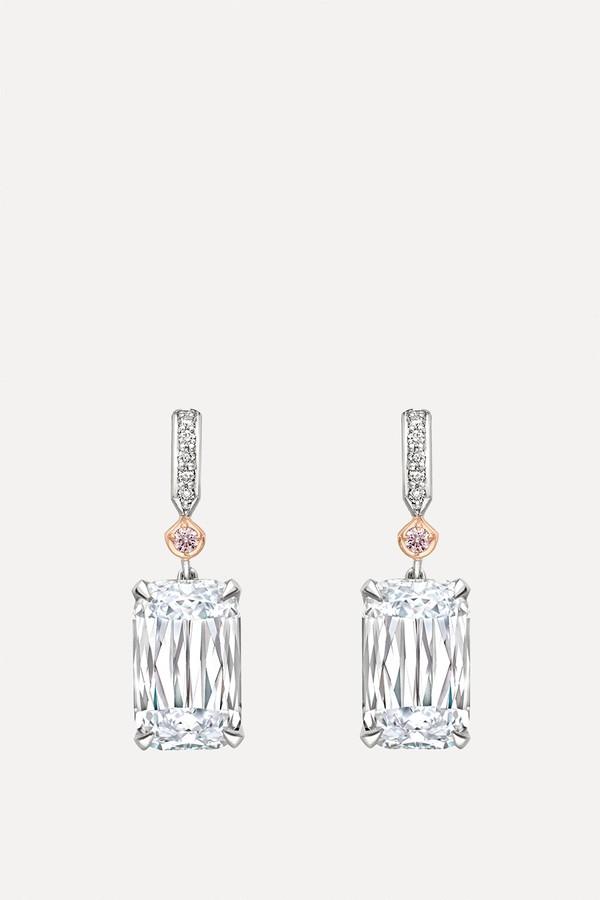 Ashoka Diamond Drop Earrings